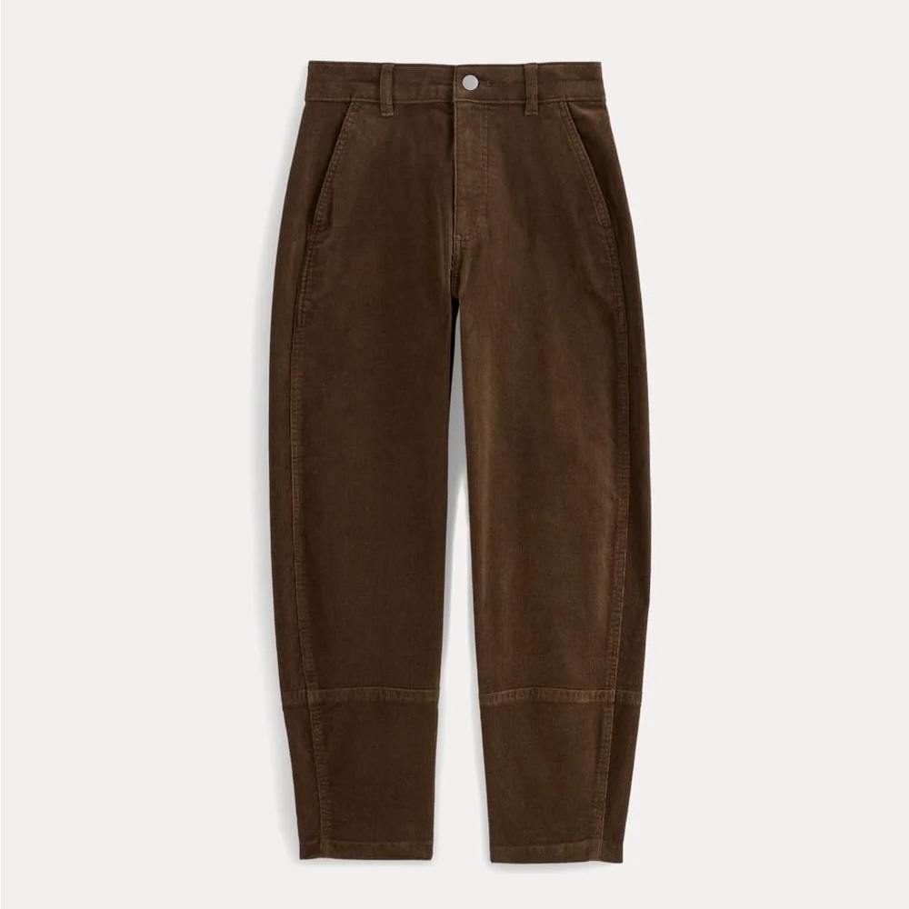 Everlane Utility Barrel Pant Corduroy in Cocoa